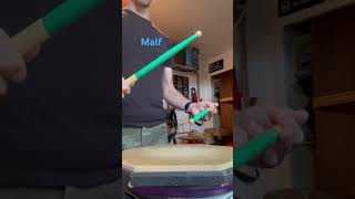 Malf lesson rudiments drums drumeducation [upl. by Iem]