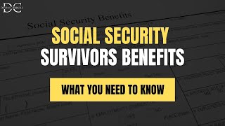 Social Security Survivors Benefits What you need to know [upl. by Llevron897]