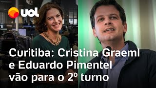 Eleições 2024 Eduardo Pimentel e Cristina Graeml vão ao segundo turno em Curitiba PR [upl. by Zerimar455]