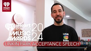 Linkin Park Acceptance Speech  Rock Song of the Year  2024 iHeartRadio Music Awards [upl. by Crisey]