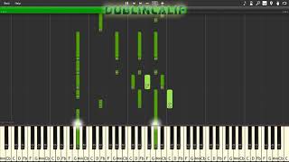 Pokemon Black amp White  Castelia City Theme Piano Tutorial Synthesia [upl. by Akinwahs]