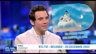 Mika quotQue ta tête fleurisse toujoursquot en Belgique dans le RTL Info avec vous  5 décembre 2023 [upl. by Aitnecserc]