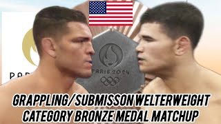 GRAPPLINGSUBMISSON WELTERWEIGHT CATEGORY BRONZE MEDAL MATCHUP 🥉 🇺🇸 VS 🇺🇸 PARIS 2024 OLYMPIC GAMES [upl. by Housum755]