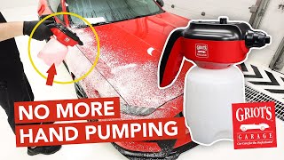 Review Griots Garage Cordless Foamer amp Sprayer  Foaming and Spraying for Auto Detailing [upl. by Cichocki]