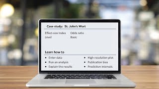 MetaAnalysis with CMA  Case Study St Johns Wort [upl. by Conrad]