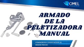 Armado de la peletizadora manual [upl. by Selene]