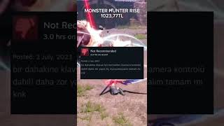 Monster Hunter Rise Steam Yorumları [upl. by Mahoney]