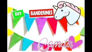 DIY  Haz tus propios banderines [upl. by Akimehs352]