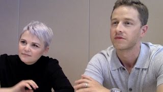 Once Upon a Time Josh Dallas and Ginnifer Goodwin Interview [upl. by Greenwald]