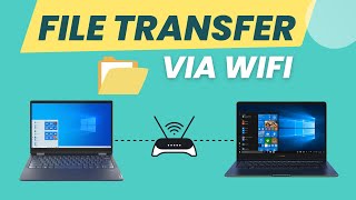 Transfer Files Between Two Laptops over WiFi [upl. by Enelyam]