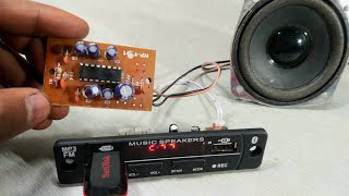 TEA2025B Bridge Mode Audio Amplifier Wiring  You Like Electronic [upl. by Ricardama]