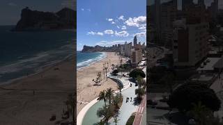 The Beautiful Poniente Beach In Benidorm benidorm alicante spain placestovisit beach [upl. by Lorena]