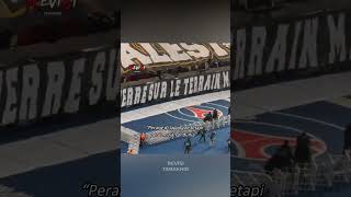 Ultras PSG bentangkan tifo quotFree Palestinequot [upl. by Annavahs]