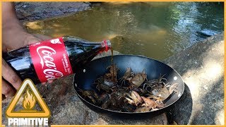 Catch and Cook  Field Crab Cooking with Coca Cola [upl. by Oemac]