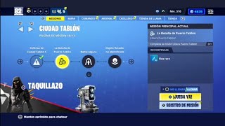 Fortnite Salvar al Mundo  La Batalla de Puerto Tablón  Libera Puerto Tablón [upl. by Elora391]