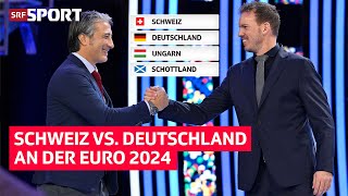 Nagelsmann 🤝 Yakin Schweiz vs Deutschland an der EURO 2024  SRF Sport [upl. by Dottie485]