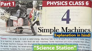 SIMPLE MACHINES  SIMPLE MACHINES CLASS 6 ICSE [upl. by Nagaem]