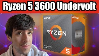 Undervolt your Ryzen 5 3600X for more FPS and Lower Temperature [upl. by Ezra940]