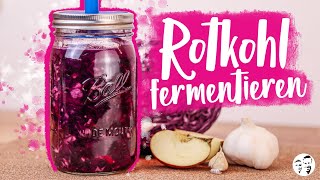 Rotkohl fermentieren  Rezept amp Anleitung [upl. by Airbmac]