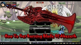 AQW How to Get Burning Blade of Abezeth  Armor and Helm [upl. by Khalid]