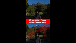 Adobe Photoshop Cable Wire and People Ai [upl. by Anneg]