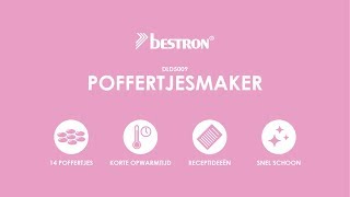 Bestron DLD5009 Poffertjesmaker  NL [upl. by Ettenig]