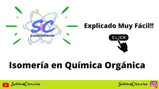 Isomería en Química Orgánica  De cadena de posición y Función  Muy fácil [upl. by Ivens]