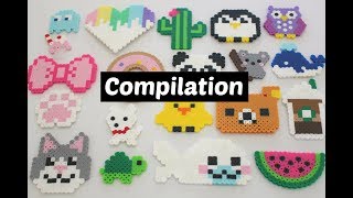 Perler Bead DIY Compilation  20 Designs [upl. by Odey]