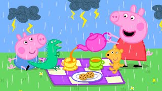 Picnic in the Thunderstorm 🐽 Peppa Pig and Friends Full Episodes [upl. by Cestar]