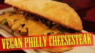 Philly Cheesesteak Recipe  Vegan  The Vegan Zombie [upl. by Altman136]