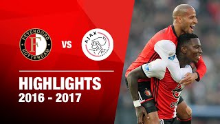 Highlights  Feyenoord  Ajax  Eredivisie 20162017 [upl. by Nylecaj]