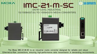 Robust and Efficient Moxa IMC21MSC for Industrial Applications [upl. by Miarfe285]