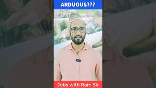 Arduous । Hard For Us ramsir jrs education [upl. by Ennaj]