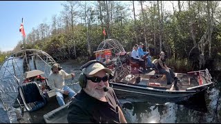 Area 3 FL Everglades  121822  Airboat Crash with violent ejection   Cool footage [upl. by Day]