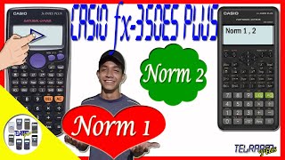 Norm 1 y Norm 2 CASIO fx350ES PLUS✅ [upl. by Miksen]