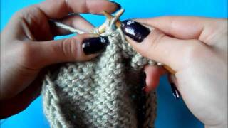 Eastern uncrossed purl stitch [upl. by Ahsiaa]