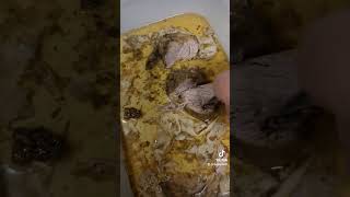 Cooking boneless pork loin with leftover Stove Top stuffing [upl. by Ettegdirb]