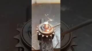 how to make a socket wrench using bicycle gears diy welding tools weldertips [upl. by Alderman]