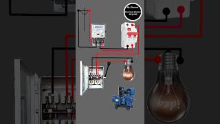 Electric manual changeover switch connection  how to changeover connection  shorts changeover [upl. by Hoxsie]