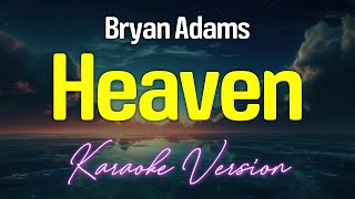 Heaven KARAOKE [upl. by Netsrik]