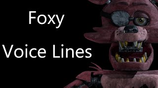 Foxy voice lines [upl. by Ane]