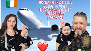 JASMINKA FRIST TIME GOING IN IRELAND 🇮🇪  SURPRISEING HER GRANDPARENTS ❤️  2023 ✨ [upl. by Eenel]