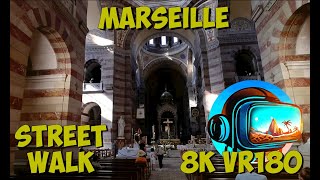 32 Marseille France walking through Cathédrale La Major 8K 4K VR180 3D Travel [upl. by Idurt648]