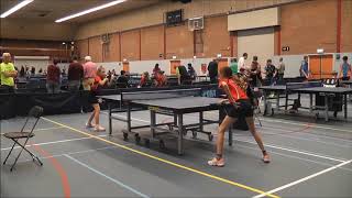 NJK Ilse de Regt table tennis match highlights [upl. by Tana]