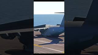 Unbelievable😮 C17 Landing On Aircraft Carrier [upl. by Siger]