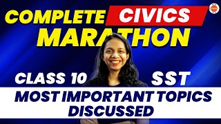 Civics Marathon Full Syllabus Revision  PYQs Sure Shot Qs  CBSE Class10 SSTVedantu910 [upl. by Hajar]