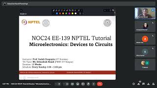 Week2 Tutorial Microelectronics Devices to Circuits  NPTEL NOC24 EE139 Y2024 [upl. by Ahsinrad]