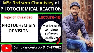 Lecture 10 Photochemical reaction Msc3rd sem by Compass [upl. by Eilrebma]