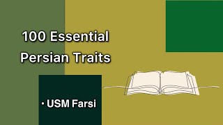 100 Characteristic Traits in Persian language [upl. by Hayes54]