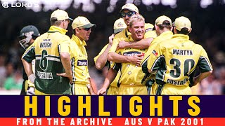 Warne Gilchrist amp Ponting Star Against Pakistan in Natwest Final  Classic ODI  Aus v Pak 2001 [upl. by Suqram]